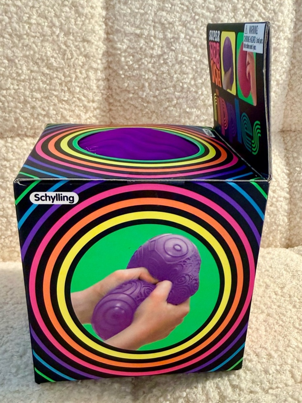 ๐ฅMega Super NeeDoh Ripples XL Purple Giant Sensory Squishy Fidget Ball - Picture 3 of 13